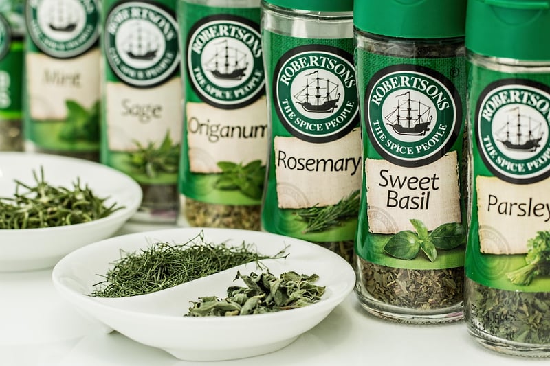 Mason Jar Herb Display